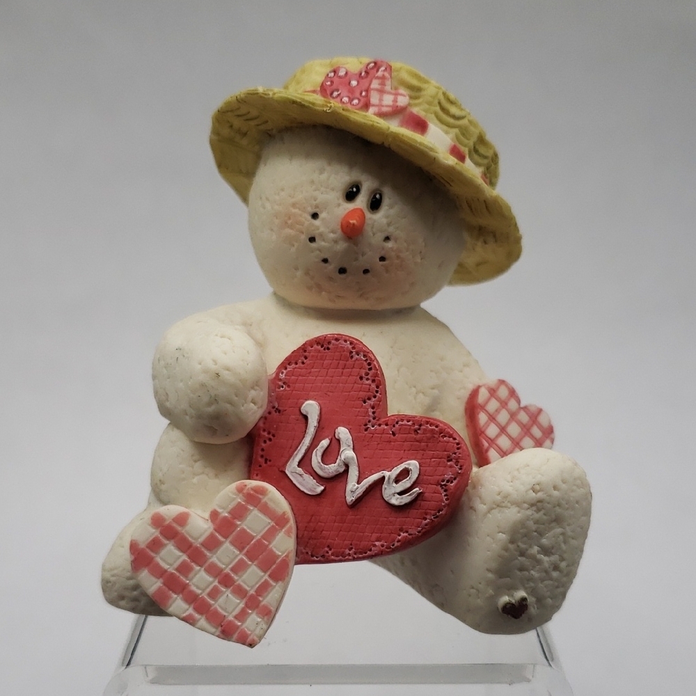 Sarahs Attic Vtg February Valentine Snowonders Figurine